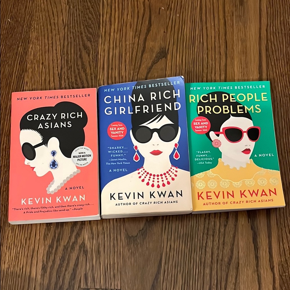 Kevin Kwan Book Trilogy Set